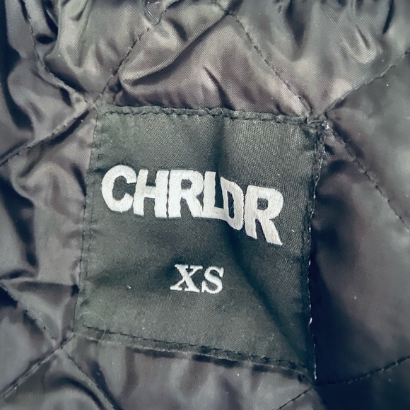 CHRLDR “Take me with you” Blue Bomber Jacket w/ Patches - XS - Picture 4 of 4